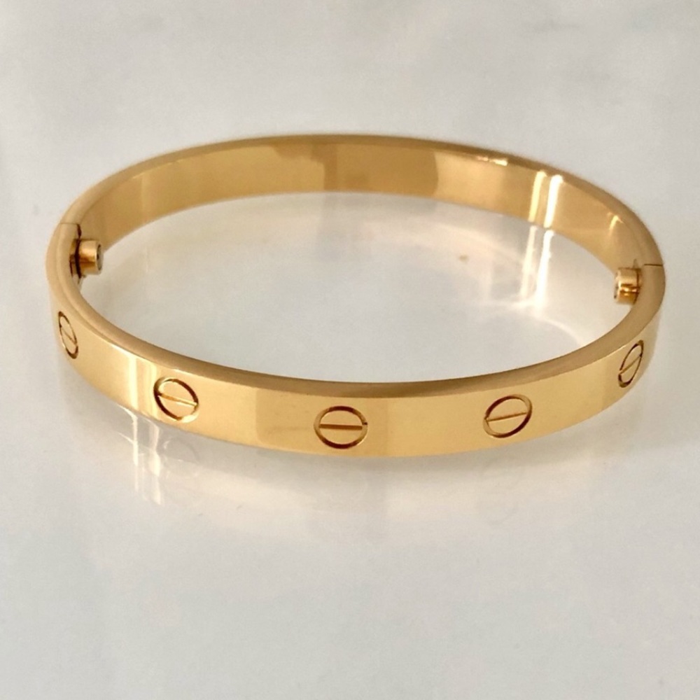 Gold Screw Bracelet Classic Model - Picture 6 of 11